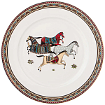 Сервиз обеденный из фарфора с изображением лошадей на 6 персон 23 предмета Porcelain Horse Set  варинант исполнения - 3 | Loft Concept в Волгограде