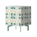 Тумба  с рисунком ShortT Pina Colada Green варинант исполнения - 2 | Loft Concept в Волгограде