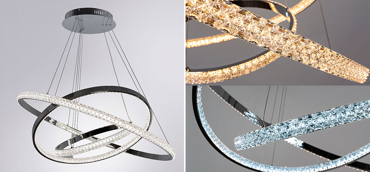 Люстра дизайнерская Silver Rings of Venus Люстра дизайнерская Silver Rings of Venus - Loft-Concept в Волгограде