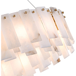 Люстра круглая декорированная натуральным камнем Stone Interior Accent варинант исполнения - 5 | Loft Concept в Волгограде