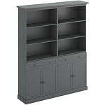 Двойной стеллаж с ящиками и дверцами Percent Rack варинант исполнения - 1 | Loft Concept в Волгограде