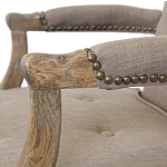 Кресло Aubrey Classical Armchair brown flax варинант исполнения - 4 | Loft Concept в Волгограде