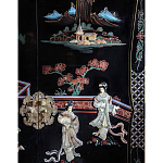 Шкаф черный в китайском стиле  Chinese Cabinet Black варинант исполнения - 2 | Loft Concept в Волгограде