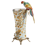 Ваза фарфоровая с птицей на бронзовой ветке Garden of Eden варинант исполнения - 1 | Loft Concept в Волгограде