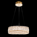 Люстра подвесная круглая из прозрачного хрусталя с золотым корпусом Selfsufficient варинант исполнения - 2 | Loft Concept в Волгограде