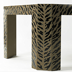 Дизайнерский кофейный стол с рисунком леопард Neytiri Beige Leopard варинант исполнения - 3 | Loft Concept в Волгограде