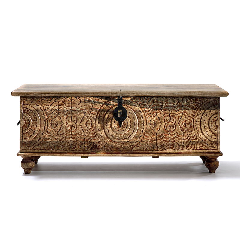 Сундук из массива манго Натуральный цвет Коричневый в Волгограде | Loft Concept 