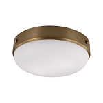 Потолочный светильник круглой формы с белым выпуклым матовым плафоном Feiss варинант исполнения - 1 | Loft Concept в Волгограде