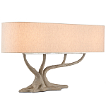 Настольная лампа с корпусом в виде дерева Gray Concrete Trunk варинант исполнения - 2 | Loft Concept в Волгограде