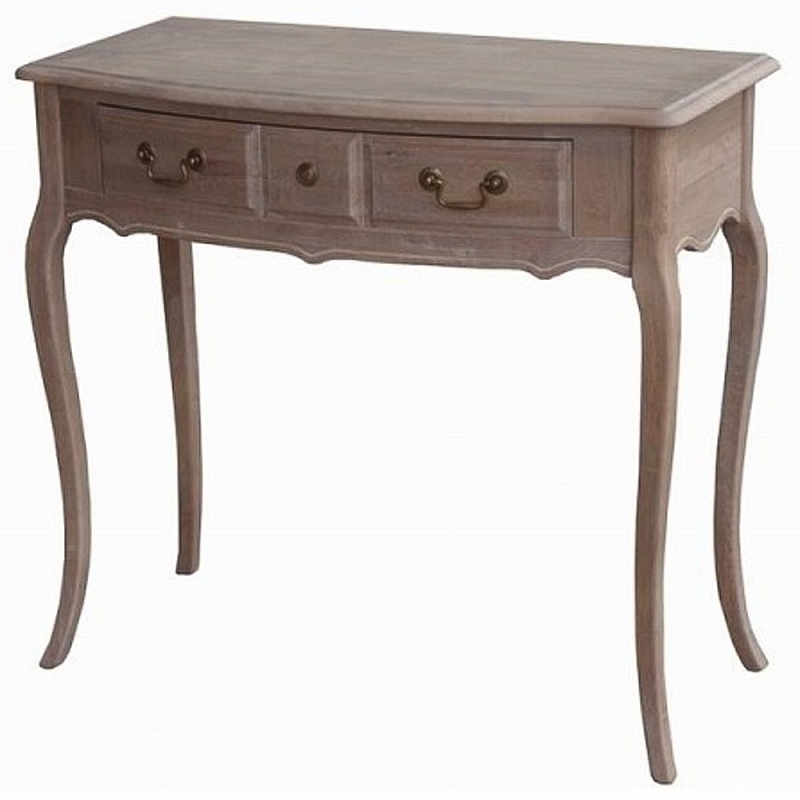 Деревянная консоль с ящиком Margery Wooden Provence Console Table Дуб темный Деревянная консоль с ящиком Margery Wooden Provence Console Table Дуб темный в Волгограде | Loft Concept