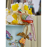 Ваза с птичкой из фарфора с бронзовыми элементами Garden of Eden варинант исполнения - 9 | Loft Concept в Волгограде