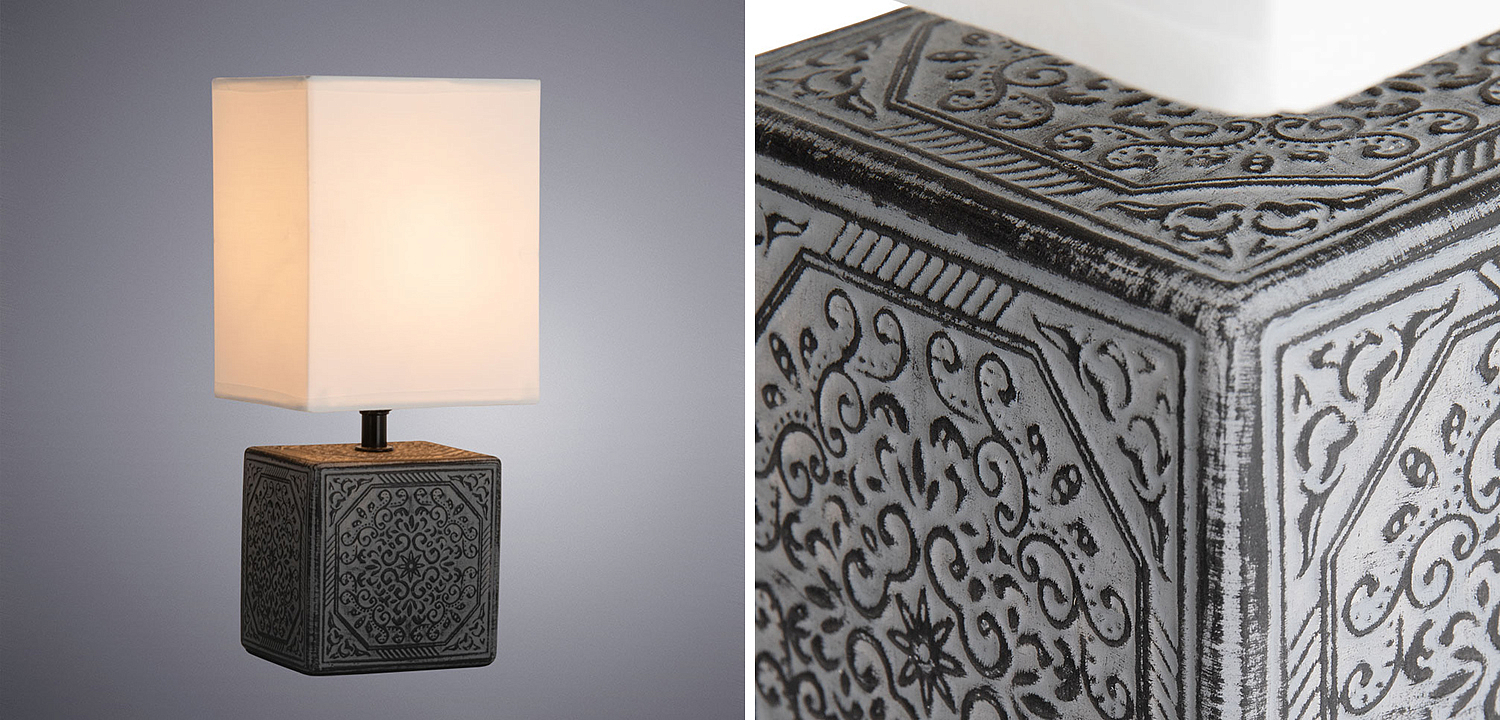 Настольная лампа Lazio Black Table Lamp Настольная лампа Lazio Black Table Lamp - Loft-Concept в Волгограде