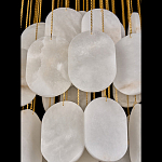 Люстра с овальными подвесками из натурального камня Spatial Composition варинант исполнения - 5 | Loft Concept в Волгограде