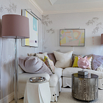 Обои ручная роспись Bamboo Special Colourway on Natural Mica metallic silk варинант исполнения - 1 | Loft Concept в Волгограде