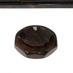 Настольный письменный набор с часами из природного камня обсидиана  Gift for Manager варинант исполнения - 6 | Loft Concept в Волгограде