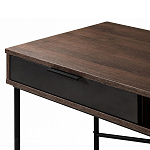 Стол рабочий в стиле лофт с ящиком и нишей для хранения Urban Style Space 2 варинант исполнения - 3 | Loft Concept в Волгограде