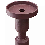 Подсвечник фигурный сливовый Bright Accent 35 см варинант исполнения - 2 | Loft Concept в Волгограде