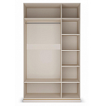 Шкаф трёхдверный с 2-мя зеркальными дверками Satin Furniture варинант исполнения - 2 | Loft Concept в Волгограде