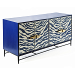 Буфет в гостиную с инкрустацией Bone Inlay Deco Sideboard - Orleans ZEBRA варинант исполнения - 1 | Loft Concept в Волгограде