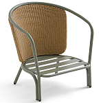 Садовое кресло с каркасом из стали Kenneth Chair варинант исполнения - 4 | Loft Concept в Волгограде