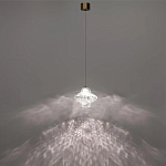 Подвесной светильник с плафоном из фактурного прозрачного стекла Light Ensemble варинант исполнения - 4 | Loft Concept в Волгограде