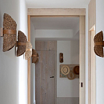 Бра плетеное из ротанга Chainmail варинант исполнения - 3 | Loft Concept в Волгограде