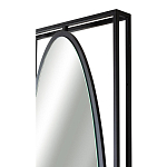 Зеркало овальное в металлической оправе в стиле лофт Urban Style Space варинант исполнения - 3 | Loft Concept в Волгограде