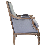 Кресло William Classical Armchair grey velvet варинант исполнения - 1 | Loft Concept в Волгограде