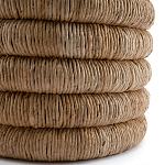 Плетеная корзина с крышкой из плетеного бананового дерева Zuwena Wicker Basket варинант исполнения - 5 | Loft Concept в Волгограде