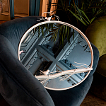 Зеркало настенное в раме белого цвета с декором птица на ветке Mirror Portal варинант исполнения - 3 | Loft Concept в Волгограде