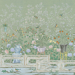 Обои ручная роспись Temple Newsam Mercury Grey варинант исполнения - 1 | Loft Concept в Волгограде