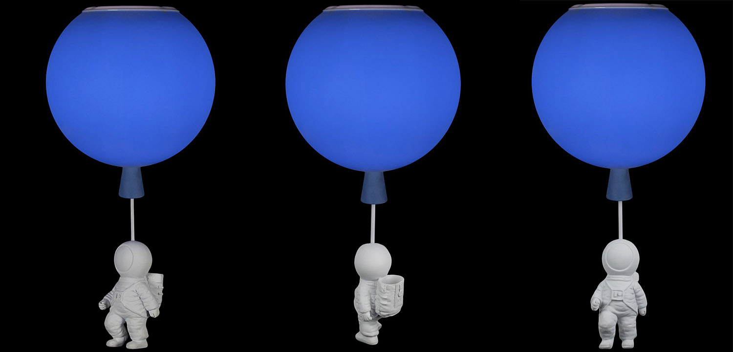 Потолочный светильник Cosmonaut blue ball Потолочный светильник Cosmonaut blue ball - Loft-Concept в Волгограде