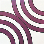 Дизайнерская плитка с узором Мишень варинант исполнения - 2 | Loft Concept в Волгограде