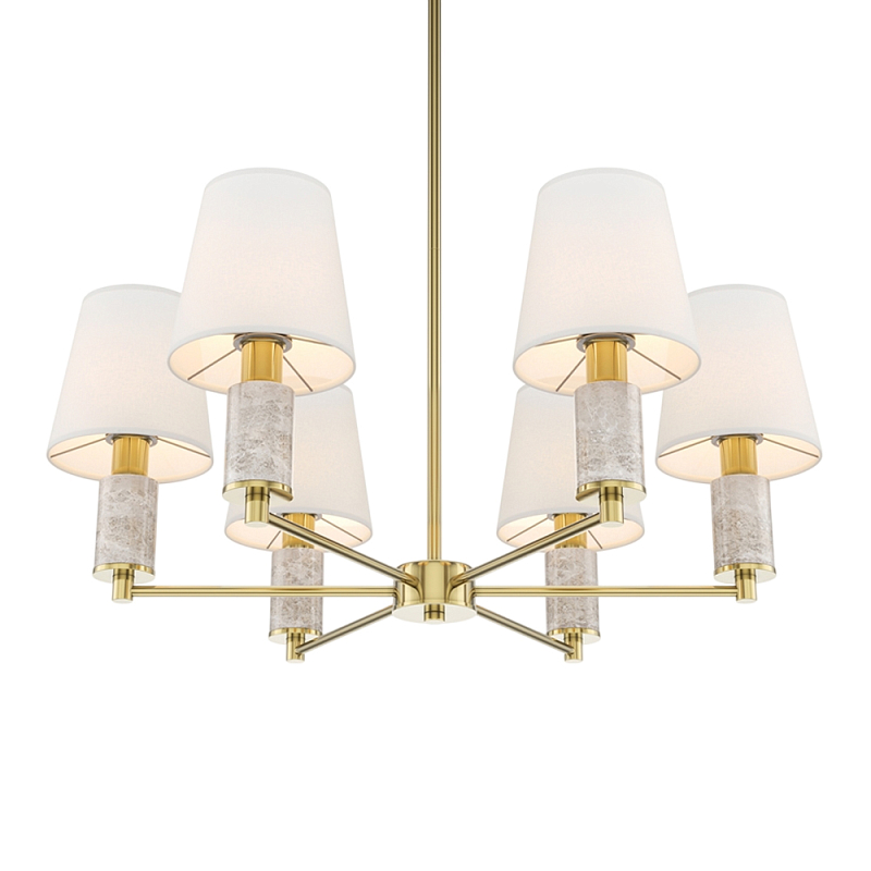 Люстра подвесная Lira Латунь Серый Белый в Волгограде | Loft Concept 