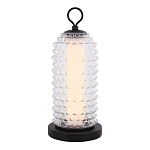 Настольная лампа с прозрачным факутрным стеклянным плафоном Sonora варинант исполнения - 1 | Loft Concept в Волгограде