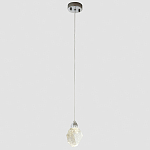 Подвесной светильник с хрустальным плафоном хром Esme Crystal Chrome Hanging Lamp варинант исполнения - 2 | Loft Concept в Волгограде