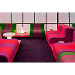 Дизайнерский кофейный стол на круглых ножках Poltronova T02 Pink Coffee Table варинант исполнения - 14 | Loft Concept в Волгограде