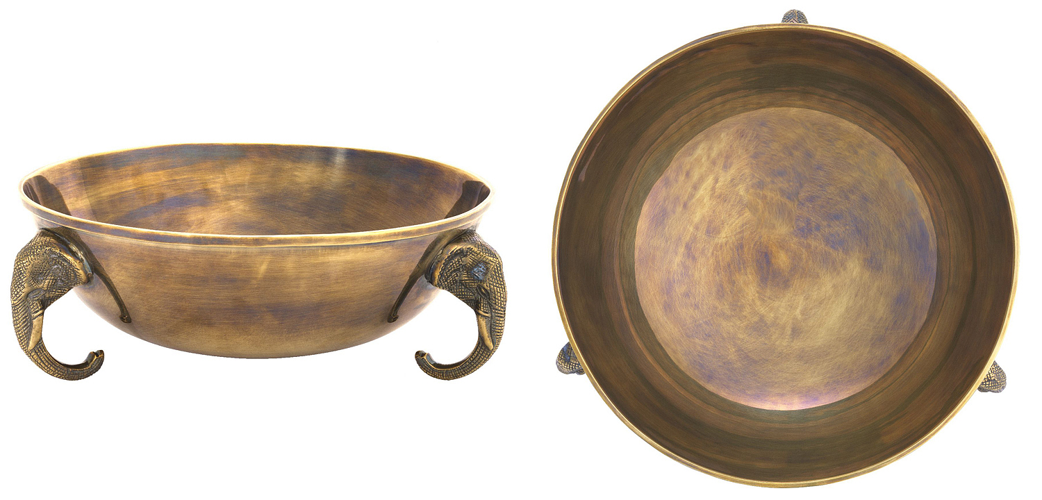 Чаша Eichholtz Bowl Maharaja brass Чаша Eichholtz Bowl Maharaja brass - Loft-Concept в Волгограде