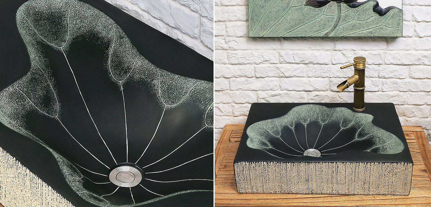Раковина Lotus Leaf Rectangle Раковина Lotus Leaf Rectangle - Loft-Concept в Волгограде