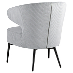 Современное мягкое кресло на металлических ножках Rakush Grey варинант исполнения - 4 | Loft Concept в Волгограде