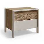 Тумба 2 ящика с подсветкой на рельефном фасаде Warm Industrial варинант исполнения - 7 | Loft Concept в Волгограде