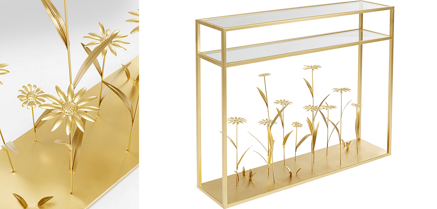 Консоль Golden Flowers Консоль Golden Flowers - Loft-Concept в Волгограде