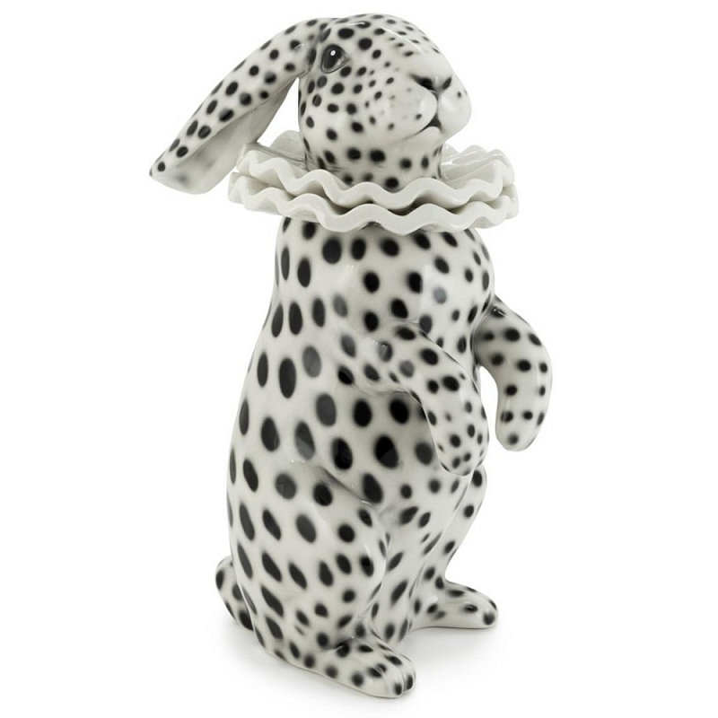 Статуэтка Rabbit Collar White Black Белый Черный Статуэтка Rabbit Collar White Black Белый Черный в Волгограде | Loft Concept