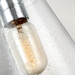 Бра с плафоном в форме колокола из прозрачного стекла с пузырьками Feiss варинант исполнения - 5 | Loft Concept в Волгограде