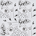 Плитка с узором Граффити 3 варинант исполнения - 1 | Loft Concept в Волгограде