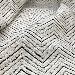 Мебельная ткань Шенилл черно-белый принт 145 см T3-38 варинант исполнения - 1 | Loft Concept в Волгограде