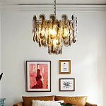 Люстра из круглых стеклянных элементов Vienna варинант исполнения - 4 | Loft Concept в Волгограде