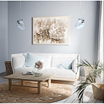 Подвесной светильник со стеклянном плафоном в форме бокала Kaleido варинант исполнения - 22 | Loft Concept в Волгограде