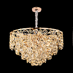 Люстра каскадная с подвесками в форме колец Galaxy of Light варинант исполнения - 6 | Loft Concept в Волгограде