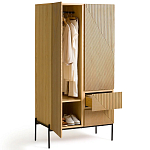 Шкаф с геометрическим рисунком на дверцах Anders Light Wood варинант исполнения - 4 | Loft Concept в Волгограде